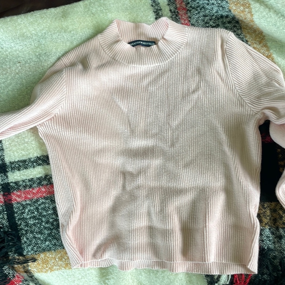 Brandy Melville light pink long sleeve